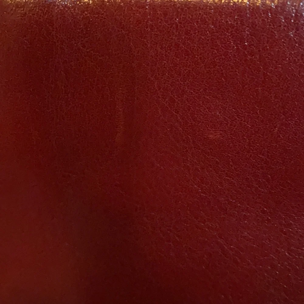 Hobo Red Leather Shoulder Bag - Picture 7 of 16